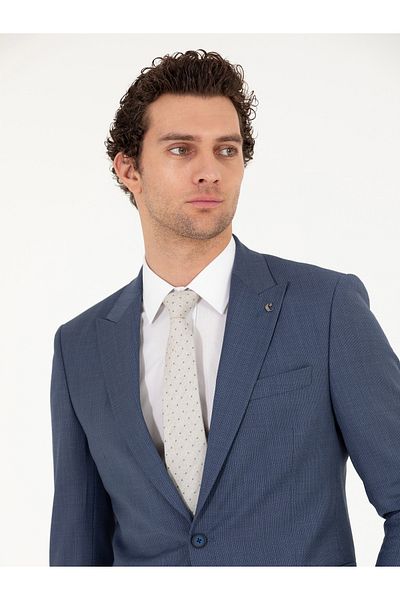 Cacharel Blue Slim Fit Suit 50265116-Vr036