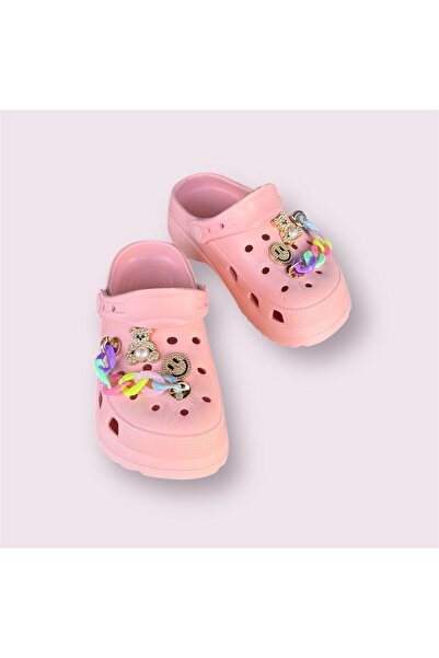 Sonimix Sonimx Girl Powder over Emojili Soft Sole Indoor Slippers Sandals