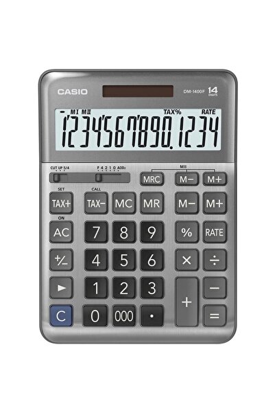 Casio Dm-1400f 14 Hane Hesap Makinesı