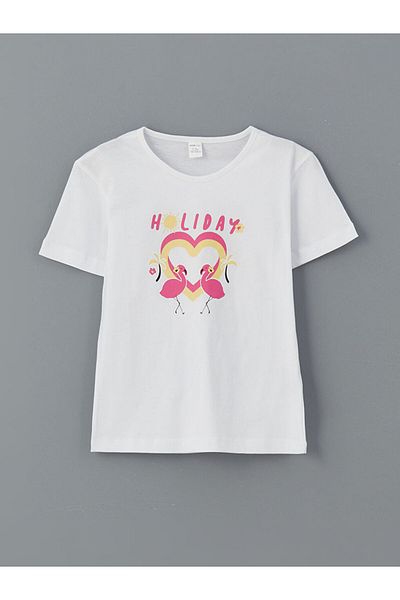 LC Waikiki Printed Girl's T-Shirt and Leggings 2-Pack