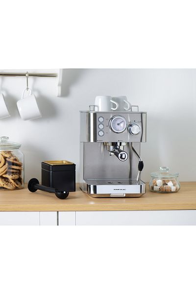 ALSAIF Electric Coffee Maker, 1140w, Silver