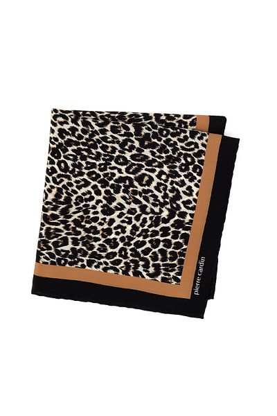 Pierre Cardin Brown Silk Scarf 50312452 -Vr029