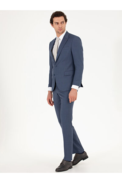Cacharel Blue Slim Fit Suit 50265116-Vr036