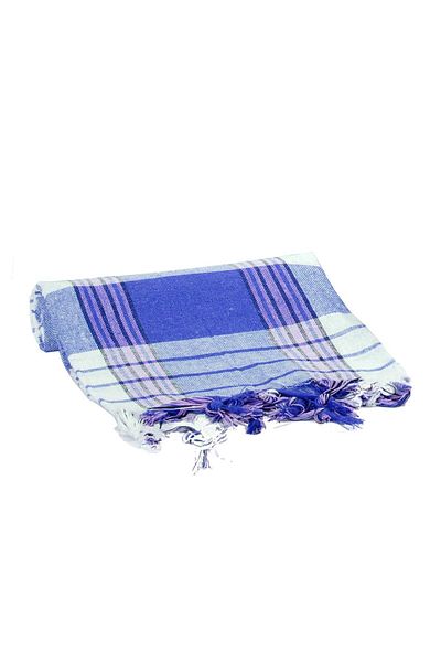 Minteks Κλασικό Μπλε Τουρκικό Μπάνιο Peshtemal - 80x170 CM - Σπίτι