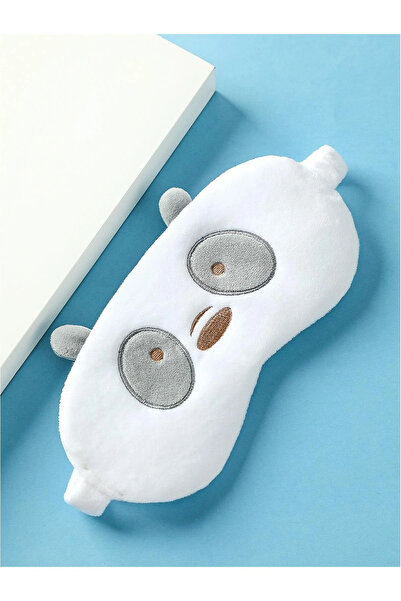 Miniso We Bare Bears Lisanslı Peluş Uyku Gözlüğü - Panda