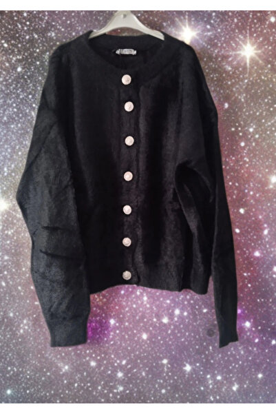 Ervo Reklam سترة شتوية سميكة منسوجة من الأنجورا