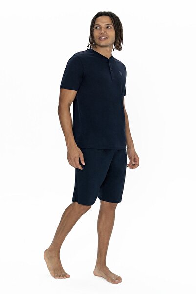 U.S. Polo Assn. Ανδρικό κοντομάνικο σετ πιτζάμες U.S. Polo Assn 3'lier Navy Blue