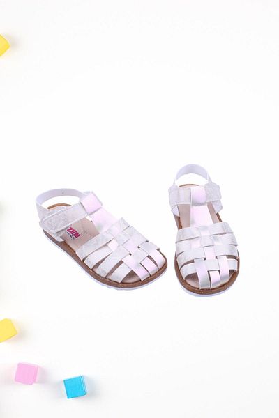Papuçsepeti Arzen-2881 Shoe Basket - Girl's Orthopedic Sandals Shoes