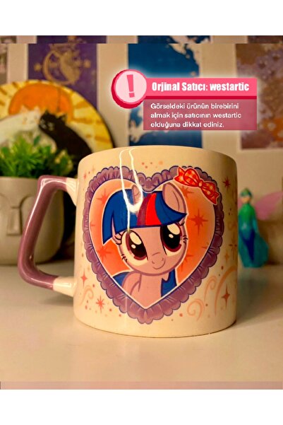 westartic MLP Twilight Baskılı Kupa Bardak Çay Kahve Fincanı