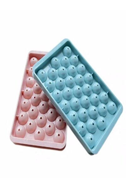 jetfast 2 Colorful Sphere Ice Mold with Lid 33 Chamber Round Ice Mold Cocktail Presentation Ice Mold