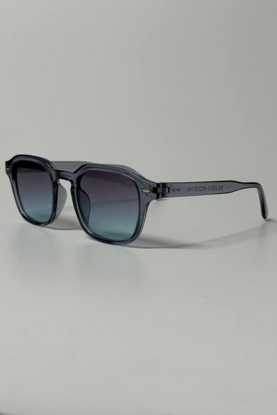 MACERATİ Unisex Black Clubmaster Classic Sunglasses