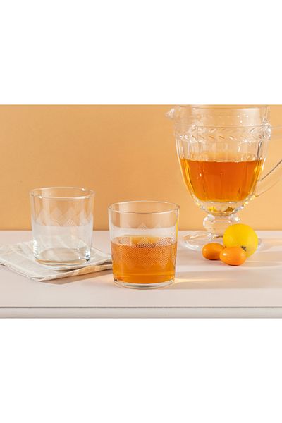 Madame Coco White Rugs Pierretta Set of 4 Water Glasses - 380 ml