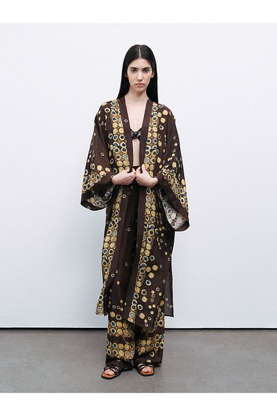 Nocturne Kimono cu model drapat