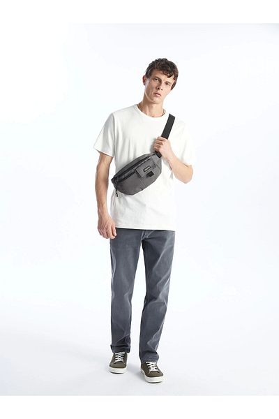 LC Waikiki Lcw Accessories Gray Multi-Compartment Men's Chest Bag