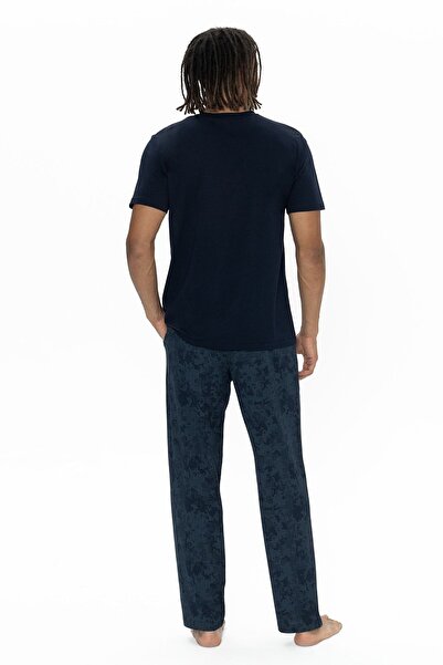 U.S. Polo Assn. Ανδρικό κοντομάνικο σετ πιτζάμες U.S. Polo Assn 3'lier Navy Blue