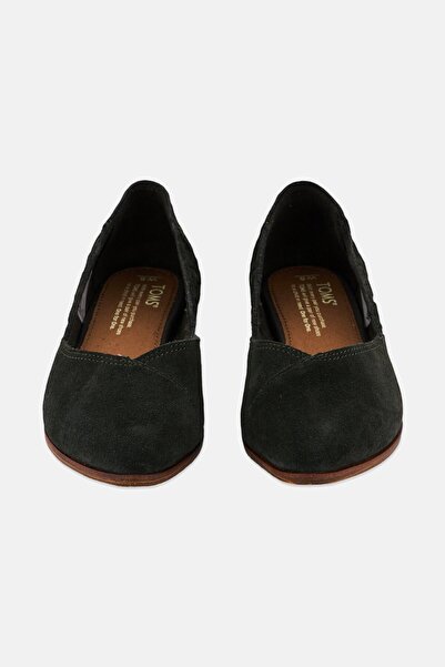 Toms Women Jutti Slip On Flats, Dark Olive