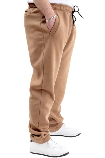 ModeXL Mode Xl Large Size Ανδρικό Φούτερ Classic 3 Ip 11103 Milk Coffee