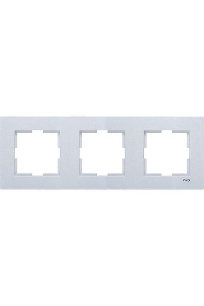 VİKO Viko novella silver triple frame