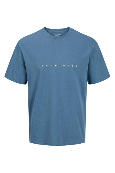 Jack & Jones Herren-T-Shirt mit Brust-Logo-Aufdruck – Star