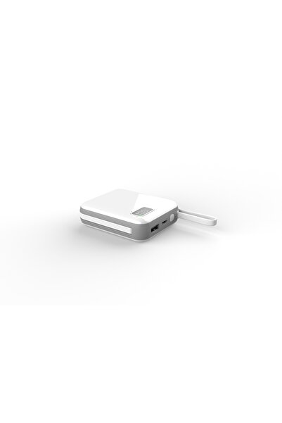 SAWAI PD 10000 mAh  4 Çıkışlı Dahili Kablolu Hızlı Şarj Powerbank Taşınabilir...