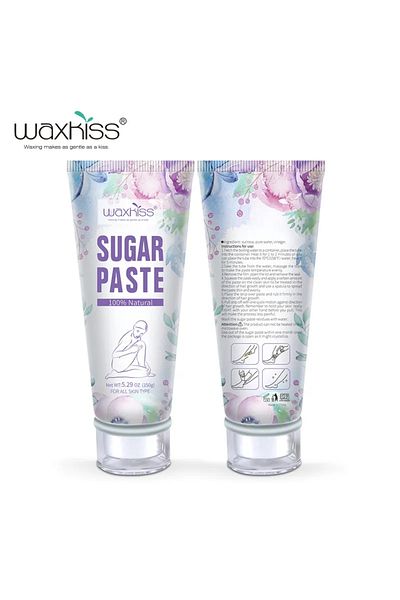 WAXKİSS Sugar Wax Hair Removal Kit Natural Cold Sugar Wax