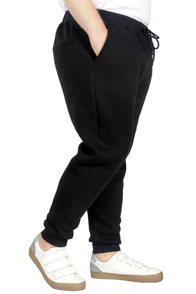 ModeXL Ανδρική αθλητική φόρμα Mode Xl Plus Size 3ip 20583 Μαύρο