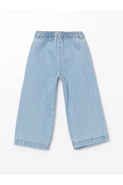 LC Waikiki Lcw Kids Mavi Beli Lastikli Kız Çocuk Jean Pantolon
