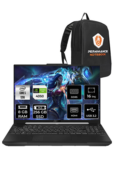 ASUS TUF Gaming F16 Core 5 210H 8GB 256GB SSD RTX4050/6GB 140W WUXGA 16" FDOS...