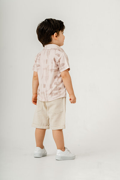 Titimixkids Boy's Shirt and Shorts Two-Piece Set Top and Bottom Ages 1-4