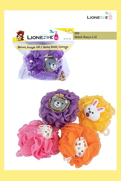 Lionesse 989 Model Animal Figured Bath Loofah