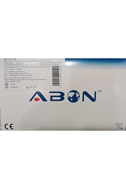 abon Rastmed Strep A Kaset Test - 25 Adet/kutu - Acon /