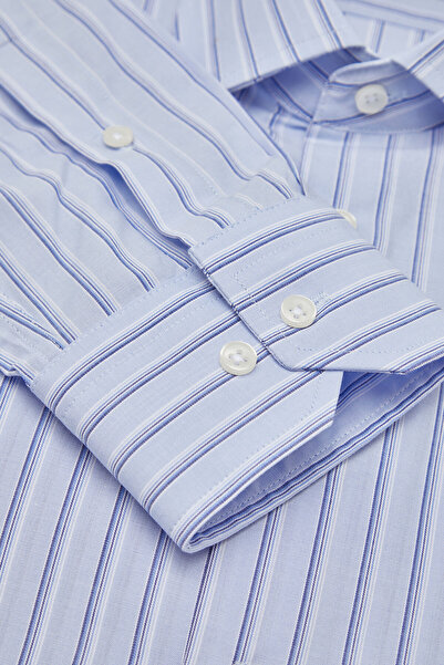 W Collection Blue Long Sleeve Shirt