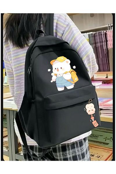 Aesthia Cuti School Bear Double Printed School, Τάξη, Σακίδιο πλάτης μαθημάτων - Mingalondon