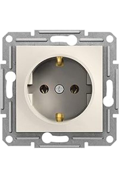 Schneider Electric Sbl Electric Schneider Asfora Cream Frameless Grounded Socket Eph2970123 Sblshp 1064356