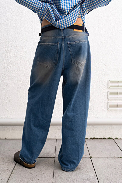 GIESTO BAGGY FIT MAVİ JEAN