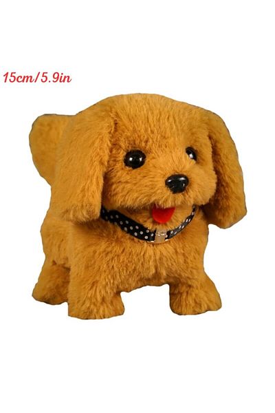 Choice PEP035-A-6 Electronic Walking and Barking Plush Dog Toy Interactive Puppy Dog with Remote Control Le