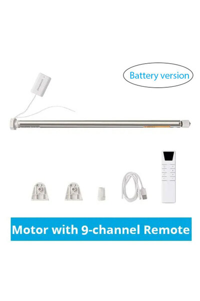 Choice محرك مع محرك الستائر الدوارة Zemismart Zigbee R9 للستائر الكهربائية ال...