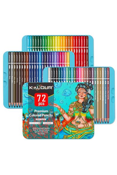 Choice 72Pcs Oily C KALOUR 50/72/180/240/300 Pcs Oil Colored Pencils Set Professional Drawing Color Pencil