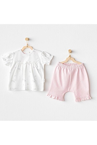 andywawa Baby Girl Set 2 Piece Set Cuddly Bunny Bear Ac25631