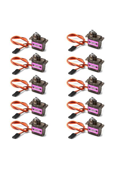 Choice MG90S-10pcs MG90S Servo 1/2/4/10/20/50 Pcs All Metal Gear 9g SG90 Upgraded Version For Helicopter Pl