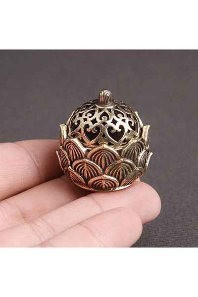 Choice Lotus 1pc Lotus Incense Holder,Small Inscent Cone Burner,Mini Asian Style Lotus Flower Zen Decor Gif