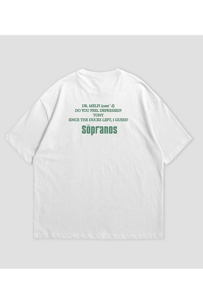 SVART WEAR The Sopranos - Tricou oversize cu imprimeu Tony Soprano