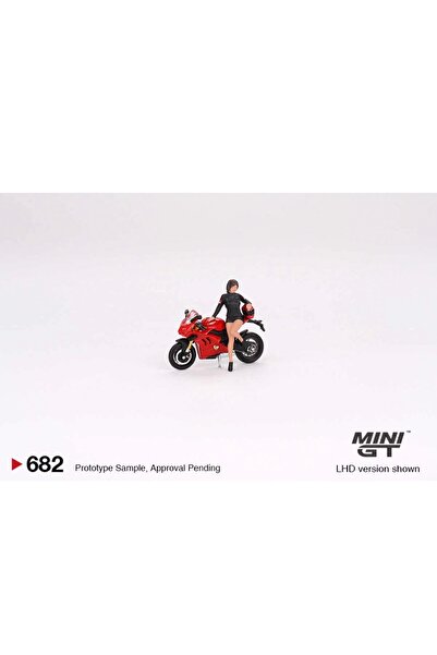 mini gt 1/64 Ducati Panigale V4 S w/ Ducati Girl MGT00682