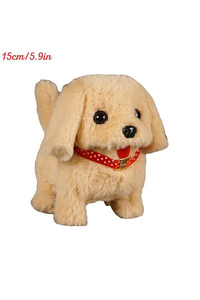 Choice PEP036-A-6 Electronic Walking and Barking Plush Dog Toy Interactive Puppy Dog with Remote Control Le