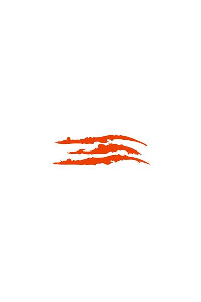 Choice Orange Car Sticker Reflective Monster Claw Scratch Stripe Marks Headlight Decal Auto Exterior Waterp