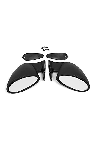 Choice Blue Carbon Car Racing Side Wing Mirror Universal Left+ Right Classic Retro Bullet Kit California St