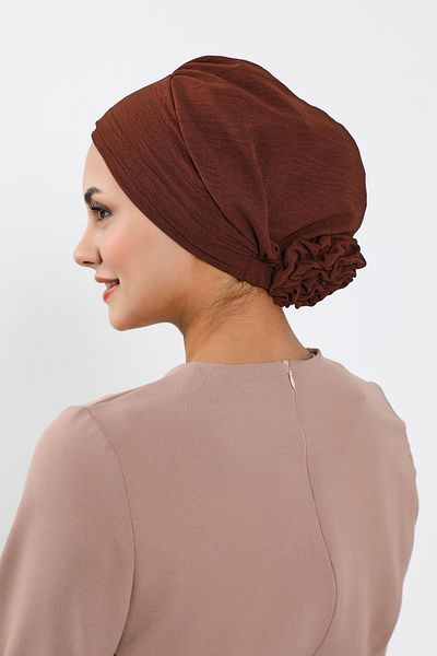 Aisha's Design غطاء رأس ايروبين بتفاصيل وردة، B-53A