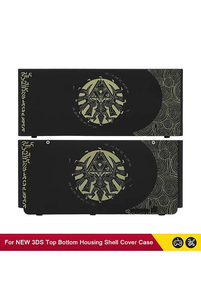 Choice Black NEW Limited Edition AE Cover For New 3DS Faceplate Cover Faceplate Upper and Back Battery Hous