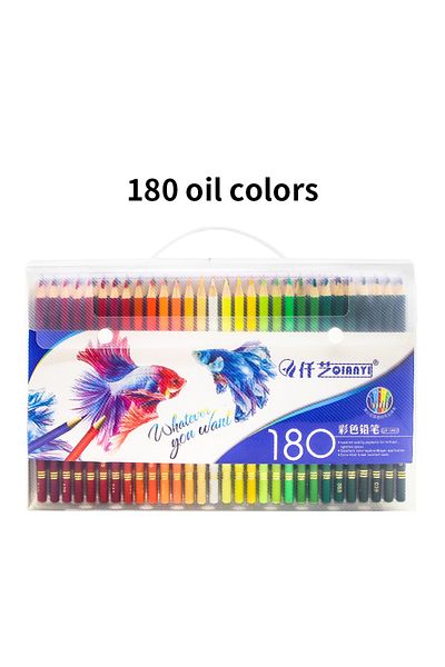 Choice 180 oil colors 48/120/160/150/180 Professional Oil Color Pencil Soft Wood Watercolor crayon de coule