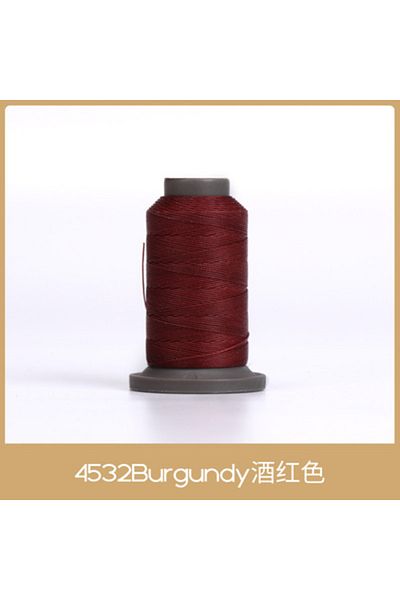 Choice 0.55mm-90m Burgundy-1spool WUTA 70-120m Round Waxed Thread Repair Cord String Polyester Hand Sewing